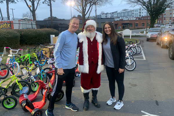 Christmas-bikes-with-Santa
